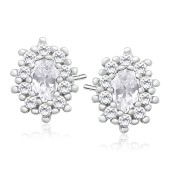 Cercei argint cu pietre DiAmanti Z1099E_W-DIA Cercei argint cu pietre DiAmanti Z1099E_W-DIA
